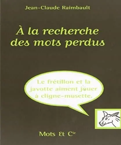Produktbild: À la recherche des mots perdus